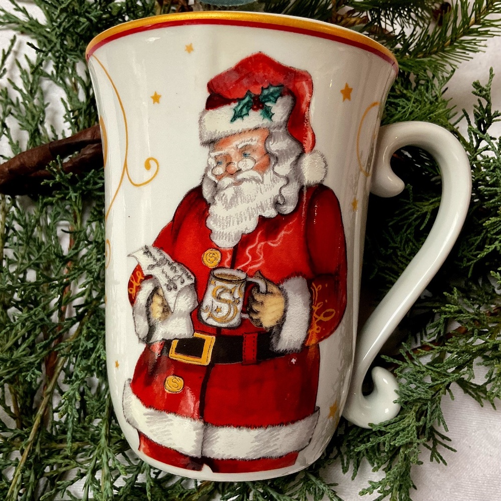 William Sonoma Christmas Mug 16oz